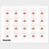 Coquette Berry Verliefd Dank Je Sticker (Vel)