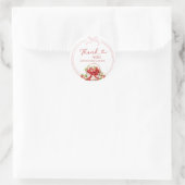 Coquette Berry Verliefd Dank Je Sticker (Tas)