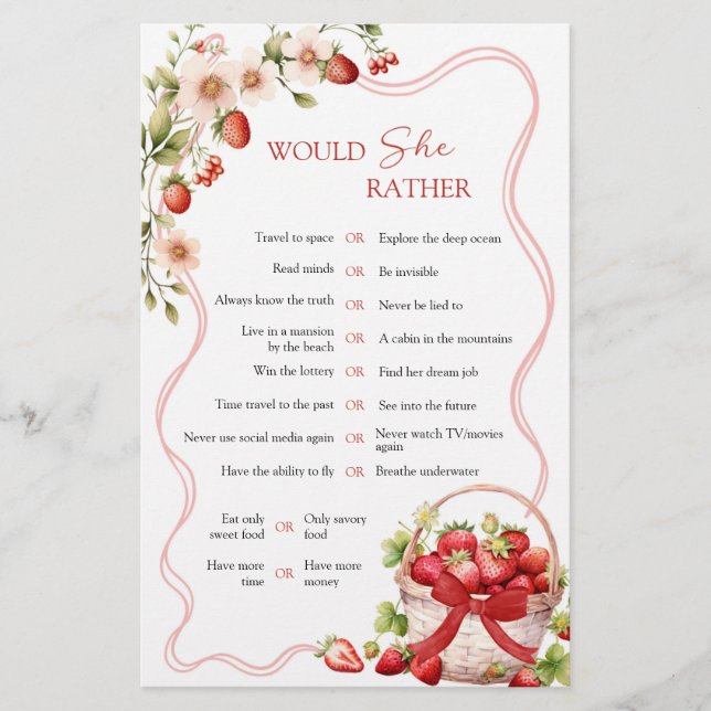 Coquette Berry Verliefd Zou Ze Liever Spel (Voorkant)