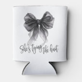 Coquette Black Bow She's Tying the Knot  Blikjeskoeler (Voorkant)
