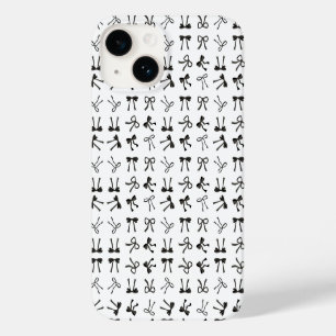 Coquette black Bows Case-Mate iPhone 14 Hoesje