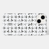 Coquette black Bows Case-Mate iPhone Case (Achterkant (horizontaal))