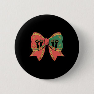 Coquette Black History Month Afro-Amerikaanse Stri Ronde Button 5,7 Cm
