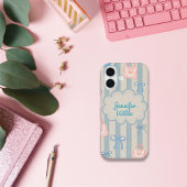 Coquette Bloemenmanden Gepersonaliseerde Naam Case-Mate iPhone Case