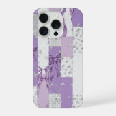 Coquette bloemstuk patchwork quilt lente bloemen s iPhone hoesje (Achterkant)