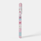 Coquette bloemstuk patchwork quilt lente bloemen s iPhone hoesje (Rechterkant)