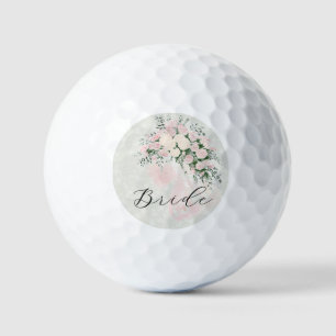 Coquette Blush Boog Roos Wisteria Boeket Golfballen