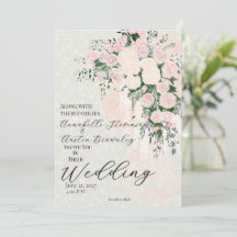 Coquette Blush Boog Roos Wisteria Cascade Boeket