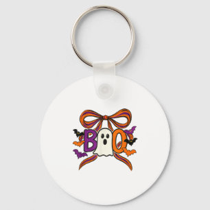 Coquette Boo Ghost Bow Schattige Spooky Funny Hall Sleutelhanger