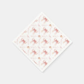 Coquette boog Baby shower Servet (Hoek)