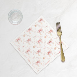 Coquette boog Baby shower Servet