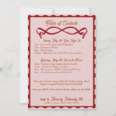 Coquette Boog Bruidsmeisje Uitnodiging | 5x7 op ma (Achterkant)