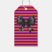 Coquette boog Halloween Cadeaulabel (Achterkant)