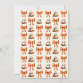 Coquette boog herfst in Love Coffee Sinaasappel be Kaart (Achterkant)