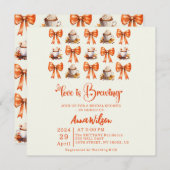 Coquette boog herfst liefde is het brouwen van kof kaart (Voorkant / Achterkant)