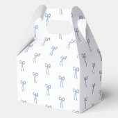 Coquette boog iets blauw Vrijgezellenfeest gunst Bedankdoosjes (Voorkant)