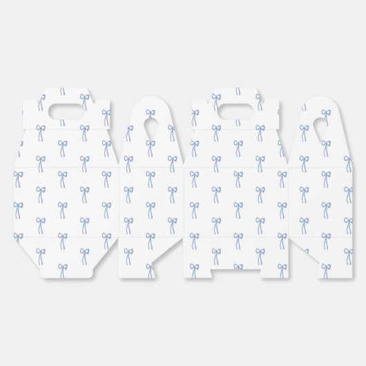 Coquette boog iets blauw Vrijgezellenfeest gunst Bedankdoosjes (Ongevouwen)