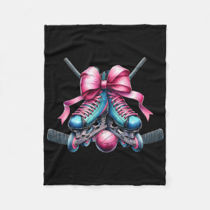 Coquette Boog Inline Hockey Spelersmeisje Moeder M Fleece Deken