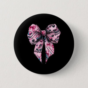 Coquette Boog Inline Hockey Spelersmeisje Moeder M Ronde Button 5,7 Cm