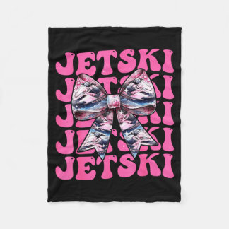 Coquette boog jetski jetskiën meisje moeder mama fleece deken