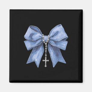Coquette Boog Ketting Jezus Kruis Christelijk Reli Magneet