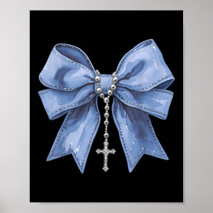 Coquette Boog Ketting Jezus Kruis Christelijk Reli Poster