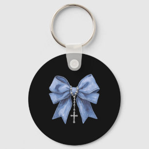 Coquette Boog Ketting Jezus Kruis Christelijk Reli Sleutelhanger