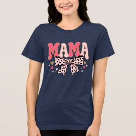 Coquette Boog Mama - Moederdag Tri-Blend Shirt