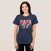 Coquette Boog Mama - Moederdag Tri-Blend Shirt (Voorkant volledig)
