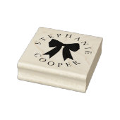 Coquette Boog Naam Curved Schrijven Afstuderen Rubberstempel (Stempel)