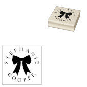 Coquette Boog Naam Curved Schrijven Afstuderen Rubberstempel (Gestempeld)