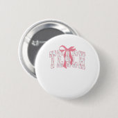 Coquette Boog Potlood Ontwerp Docent Opleiders   Ronde Button 5,7 Cm (Voorkant /achterkant)