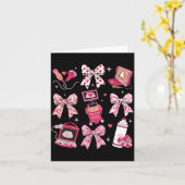 Coquette Boog Sonograaf Valentijn Echografietechni Kaart (Gele Bloem)