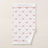 Coquette boog waterverf bad handdoek (Handdoek)