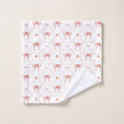 Coquette boog waterverf bad handdoek (Wasdoekje)