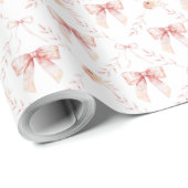 Coquette boog waterverf cadeaupapier (Rol Hoek)