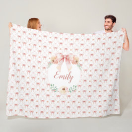 Coquette boog waterverf fleece deken