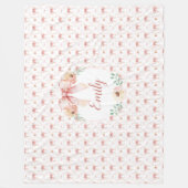 Coquette boog waterverf fleece deken (Voorkant)