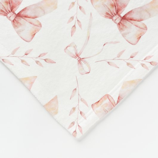 Coquette boog waterverf fleece deken (Hoek)