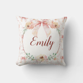 Coquette boog waterverf kussen