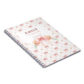 Coquette boog waterverf notitieboek (Rechterzijde)