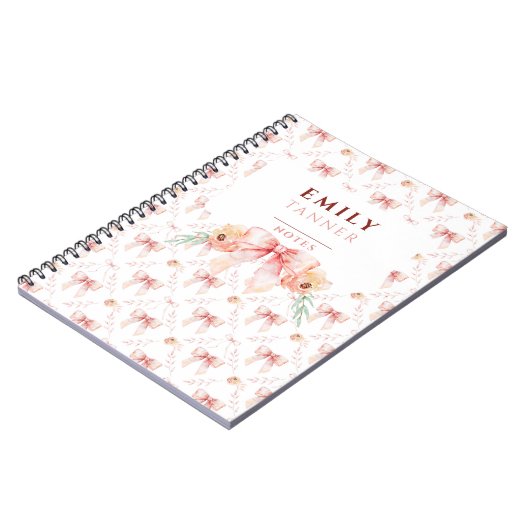 Coquette boog waterverf notitieboek (Linkerzijde)