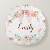 Coquette boog waterverf rond kussen (Voorkant)