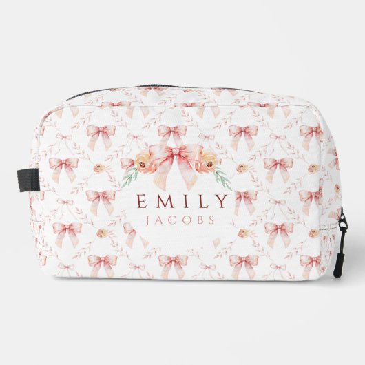 Coquette boog waterverf toilettasje (Voorkant)