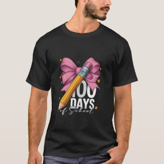 Coquette Bow 100ste schooldag T-shirt
