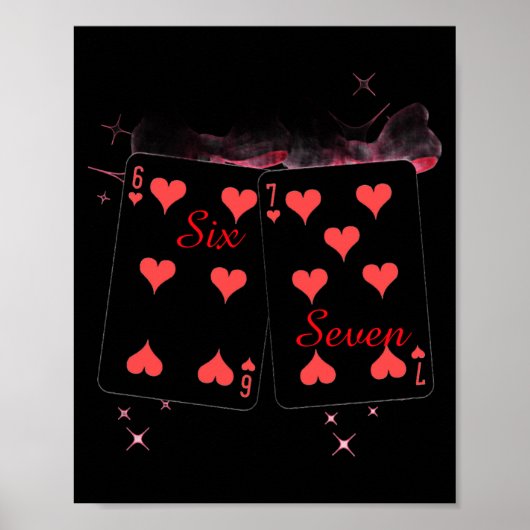 Coquette Bow 67 Six Seven Nk Valentines Day  Poster (Voorkant)