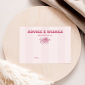 Coquette Bow Afstuderen Advies en wensen Informatiekaartje