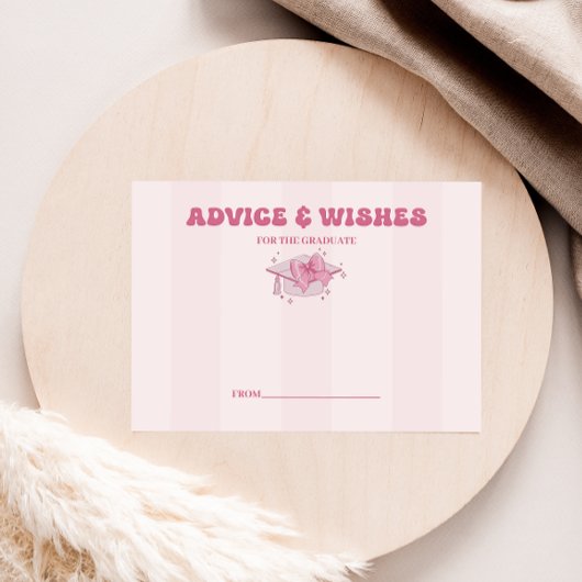Coquette Bow Afstuderen Advies en wensen Informatiekaartje