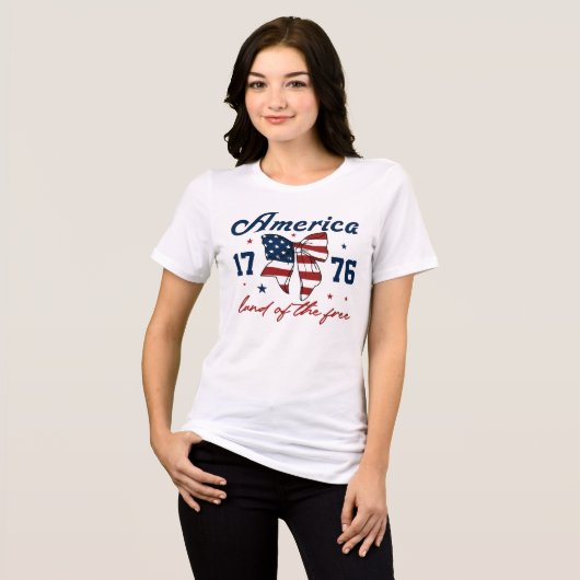 Coquette Bow America 1776 Shirt (Voorkant volledig)