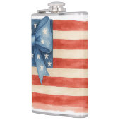 Coquette Bow American Flag Waterverf 4 juli Heupfles (Links)